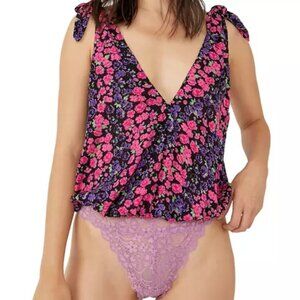 NWT Free People Bare It All Bodysuit